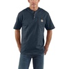 image:imageCarhartt Mens Dearborn Loose Henley TShirtDark Cobalt Blue Heather
