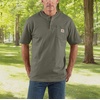image:imageCarhartt Mens Dearborn Loose Henley TShirtDusty Olive
