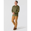 image:imageCarhartt Mens Dearborn Loose LongSleeve Logo TShirt CloseoutDark Bronzed Green Heather
