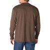 image:imageCarhartt Mens Dearborn Loose LongSleeve Logo TShirt CloseoutDark Clove Heather