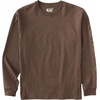 image:imageCarhartt Mens Dearborn Loose LongSleeve Logo TShirt CloseoutDark Clove Heather
