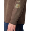 image:imageCarhartt Mens Dearborn Loose LongSleeve Logo TShirt CloseoutDark Clove Heather