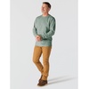 image:imageCarhartt Mens Dearborn Loose LongSleeve Logo TShirt CloseoutGreen Slate