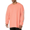 image:imageCarhartt Mens Dearborn Loose LongSleeve Logo TShirt CloseoutHibiscus Heather