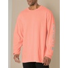 image:imageCarhartt Mens Dearborn Loose LongSleeve Logo TShirt CloseoutHibiscus Heather