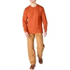 image:imageCarhartt Mens Dearborn Loose LongSleeve Logo TShirt CloseoutHomestead Red