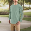 image:imageCarhartt Mens Dearborn Loose LongSleeve Logo TShirt CloseoutJade Heather
