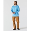 image:imageCarhartt Mens Dearborn Loose LongSleeve Logo TShirt CloseoutTranquil Blue