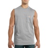 image:imageCarhartt Mens Dearborn Relaxed Sleeveless TShirtHeather Gray