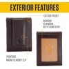image:imageCarhartt Mens Durable Leather Wallets Available in Multiple StylesFront Pocket