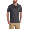 image:imageCarhartt Mens Force Relaxed Fit Lightweight ShortSleeve Pocket PoloShadow