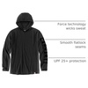 image:imageCarhartt Mens Force Relaxed Fit Midweight LongSleeve Logo Graphic Hooded TShirtBlack