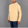 image:imageCarhartt Mens Force Relaxed Fit Midweight LongSleeve Logo Graphic Hooded TShirtGolden Mist