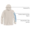 image:imageCarhartt Mens Force Relaxed Fit Midweight LongSleeve Logo Graphic Hooded TShirtMalt