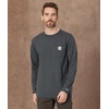 image:imageCarhartt Mens Force Relaxed Fit Midweight LongSleeve Pocket TShirtCarbon Heather