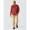 image:imageCarhartt Mens Force Relaxed Fit Midweight LongSleeve Pocket TShirtDark Spice Red Heather