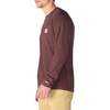 image:imageCarhartt Mens Force Relaxed Fit Midweight LongSleeve Pocket TShirtDeep Cherrywood Heather