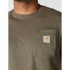 image:imageCarhartt Mens Force Relaxed Fit Midweight ShortSleeve Pocket TShirtBasil Heather