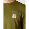 image:imageCarhartt Mens Force Relaxed Fit Midweight ShortSleeve Pocket TShirtDark Bronzed Green
