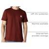 image:imageCarhartt Mens Force Relaxed Fit Midweight ShortSleeve Pocket TShirtDark Spice Red Heather