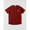 image:imageCarhartt Mens Force Relaxed Fit Midweight ShortSleeve Pocket TShirtDark Spice Red Heather