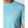 image:imageCarhartt Mens Force Relaxed Fit Midweight ShortSleeve Pocket TShirtDusted Aqua