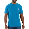 image:imageCarhartt Mens Force Relaxed Fit Midweight ShortSleeve Pocket TShirtEngineer Blue Heather