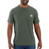image:imageCarhartt Mens Force Relaxed Fit Midweight ShortSleeve Pocket TShirtForestry Green Heather