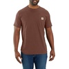 image:imageCarhartt Mens Force Relaxed Fit Midweight ShortSleeve Pocket TShirtMocha Heather