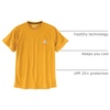 image:imageCarhartt Mens Force Relaxed Fit Midweight ShortSleeve Pocket TShirtRay Flower