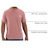 image:imageCarhartt Mens Force Relaxed Fit Midweight ShortSleeve Pocket TShirtRose Tint