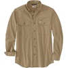 image:imageCarhartt Mens Force Sun Defender Chambray Relaxed Ls ShirtDark Khaki