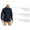 image:imageCarhartt Mens Force Sun Defender Chambray Relaxed Ls ShirtNavy