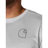 image:imageCarhartt Mens Force Sun Defender Lightweight LongSleeve Logo Graphic TShirtSteel Heather