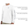 image:imageCarhartt Mens Force Sun Defender Lightweight LongSleeve Logo Graphic TShirtWhiteNavy