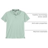 image:imageCarhartt Mens Force Sun Defender Relaxed Fit Lightweight ShortSleeve PoloBig Sky