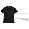 image:imageCarhartt Mens Force Sun Defender Relaxed Fit Lightweight ShortSleeve PoloBlack
