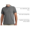 image:imageCarhartt Mens Force Sun Defender Relaxed Fit Lightweight ShortSleeve PoloSteel