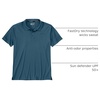 image:imageCarhartt Mens Force Sun Defender Relaxed Fit Lightweight ShortSleeve PoloStorm Blue Heather