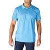 image:imageCarhartt Mens Force Sun Defender Relaxed Fit Lightweight ShortSleeve PoloTranquil Blue Heather