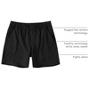 image:imageCarhartt Mens Force Sun Defender Relaxed Fit PullOn ShortBlack