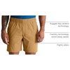 image:imageCarhartt Mens Force Sun Defender Relaxed Fit PullOn ShortShaded Beach