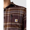 image:imageCarhartt Mens Hamilton Relaxed Ls Plaid ShirtDark Sepia