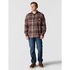 image:imageCarhartt Mens Hamilton Relaxed Ls Plaid ShirtDark Sepia