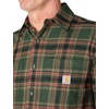 image:imageCarhartt Mens Hamilton Relaxed Ls Plaid ShirtForestry GreenAmber Terrain