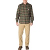 image:imageCarhartt Mens Hamilton Relaxed Ls Plaid ShirtForestry GreenAmber Terrain