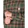 image:imageCarhartt Mens Hamilton Relaxed Ls Plaid ShirtForestry GreenAmber Terrain