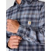 image:imageCarhartt Mens Hamilton Relaxed Ls Plaid ShirtLight Faded Navy