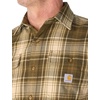 image:imageCarhartt Mens Hubbard Loose Ls Plaid ShirtBurnished Logs