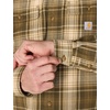 image:imageCarhartt Mens Hubbard Loose Ls Plaid ShirtBurnished Logs